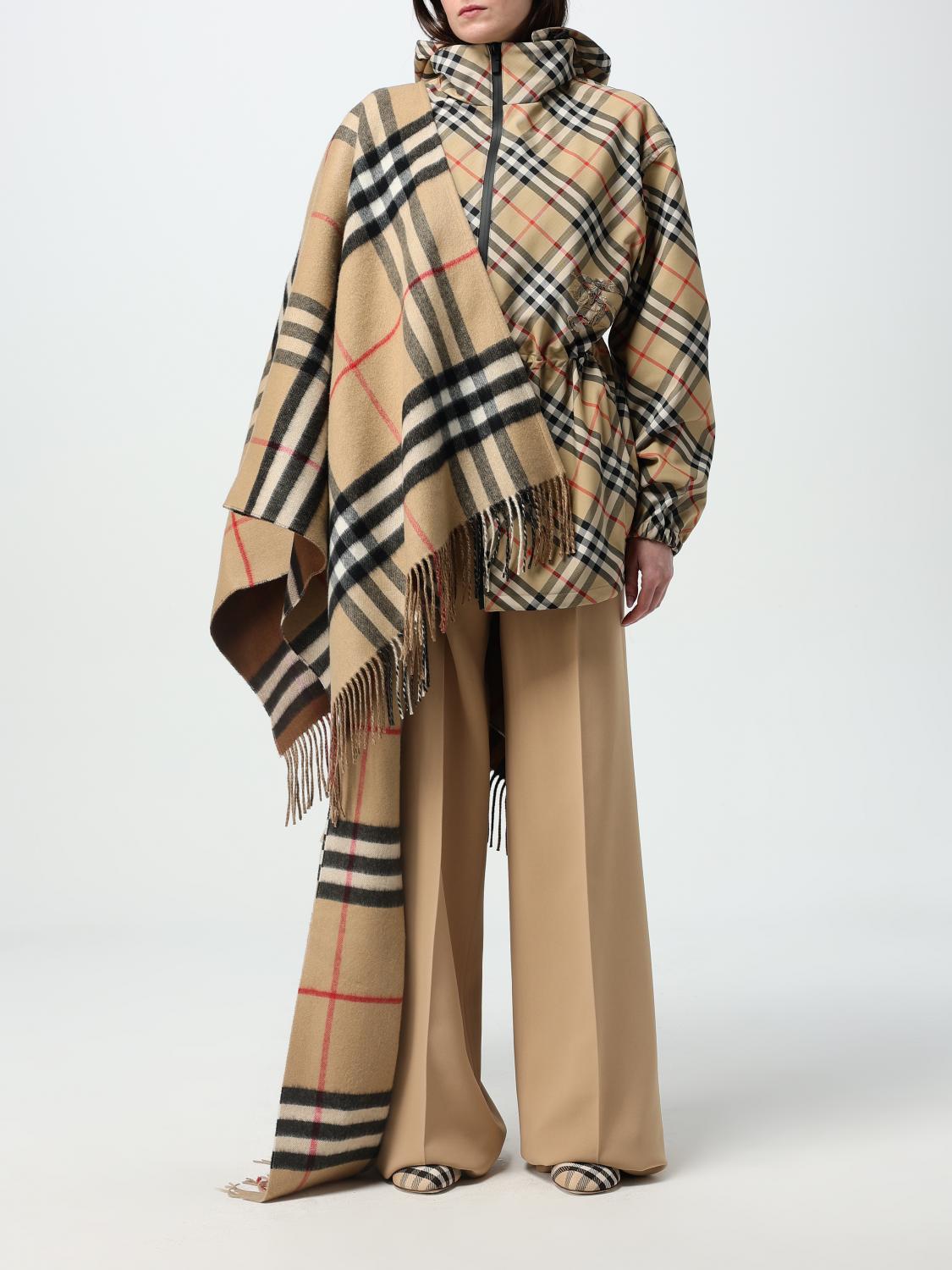 BURBERRY CAPE: Scarf woman Burberry, Beige - Img 2