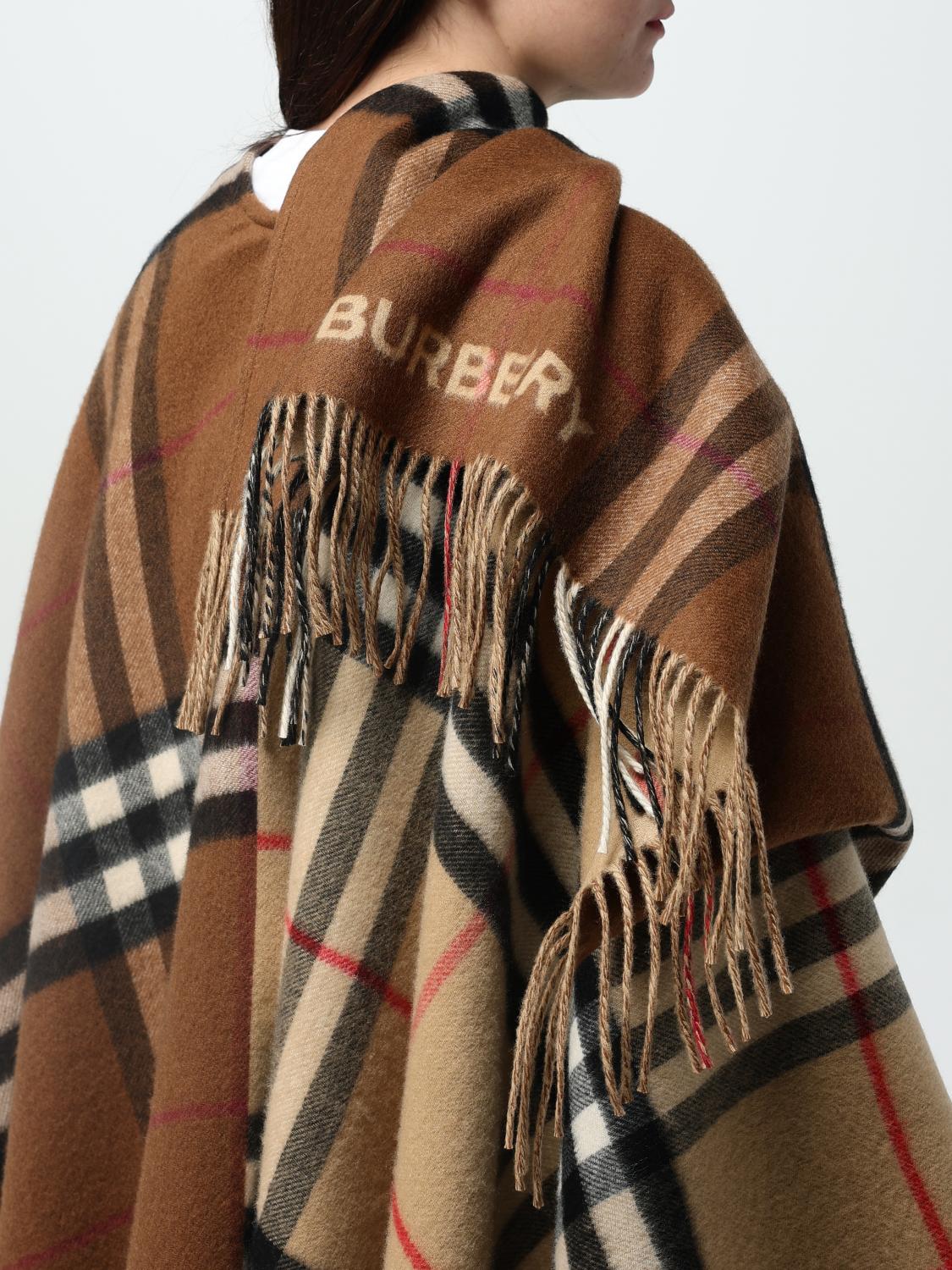 BURBERRY CAPE: Scarf woman Burberry, Beige - Img 5