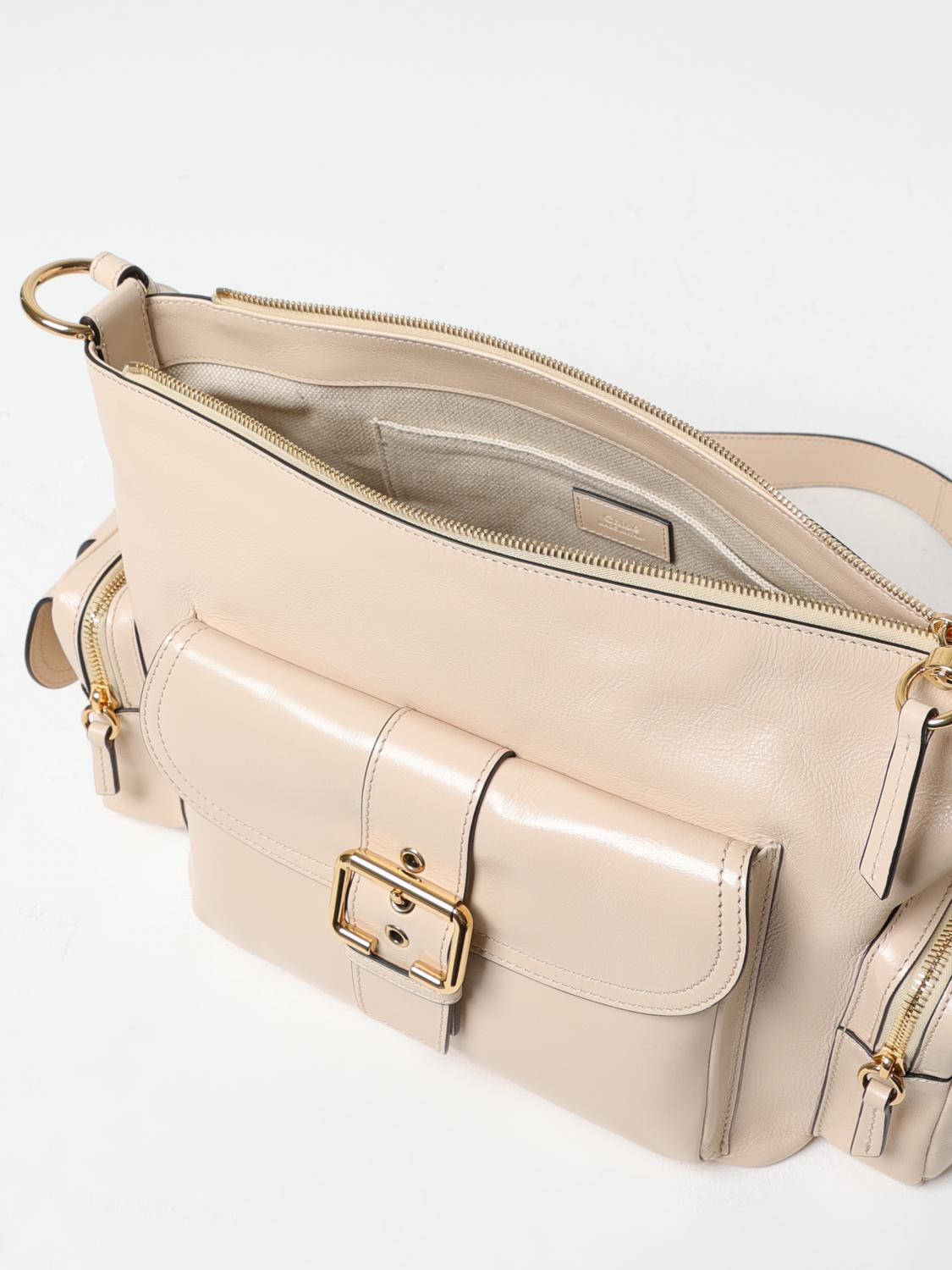 CHLOÉ HANDTASCHE: Umhängetasche damen ChloÉ, Beige - Img 5