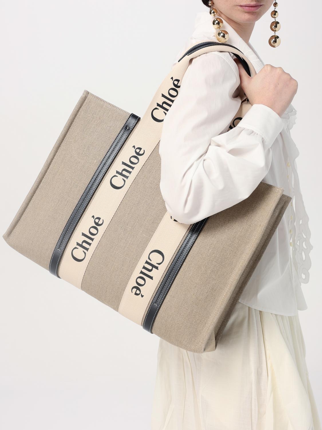 CHLOÉ TOTE BAGS: Handbag woman ChloÉ, Beige - Img 2