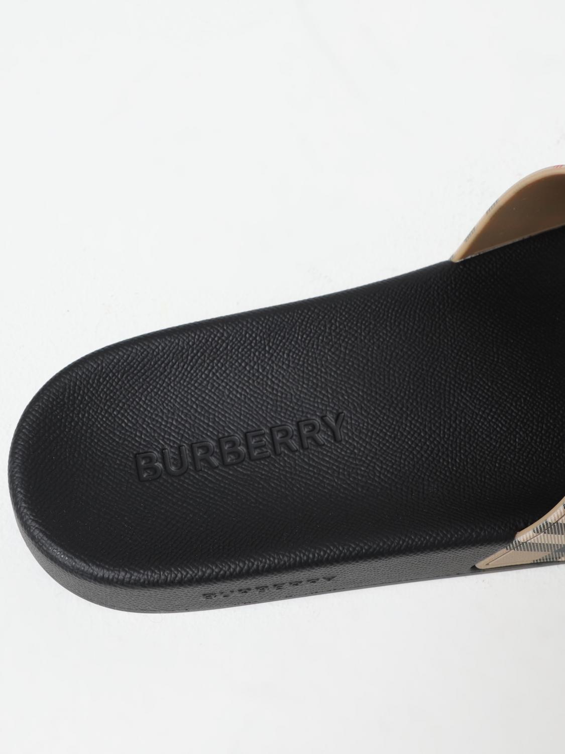 BURBERRY SANDALS: Shoes men Burberry, Beige - Img 4