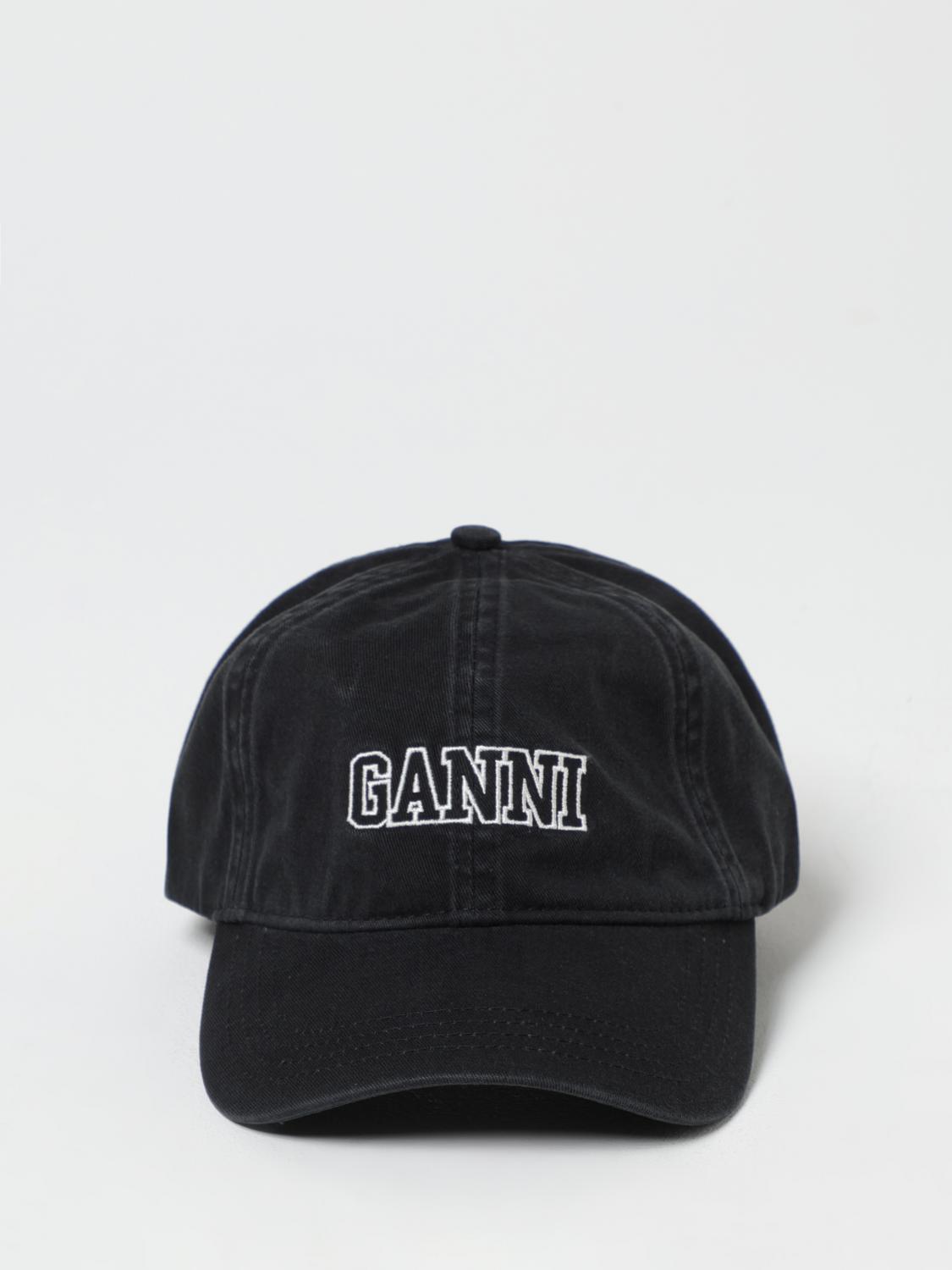 GANNI 모자: 모자 여성 Ganni, 블랙 - Img 2