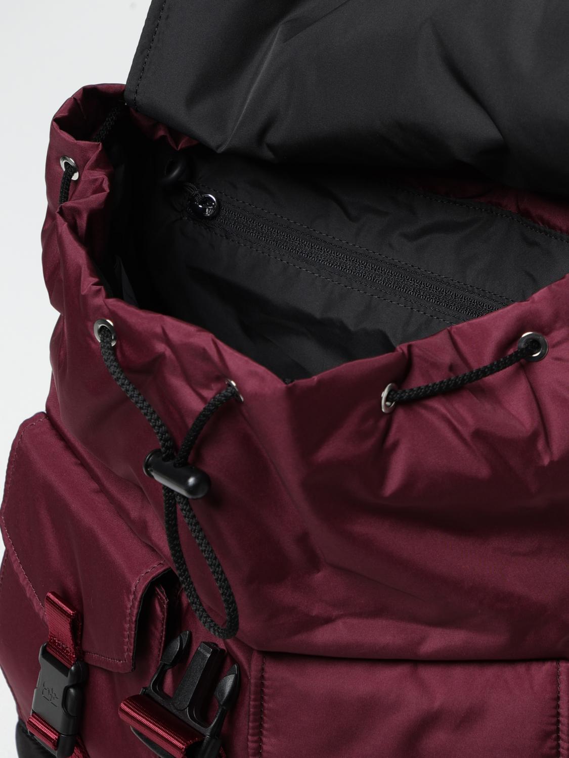 GANNI BACKPACK: Backpack woman Ganni, Burgundy - Img 4
