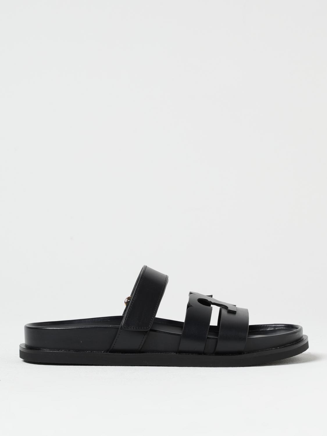 TORY BURCH FLAT SANDALS: Shoes woman Tory Burch, Black - Img 1