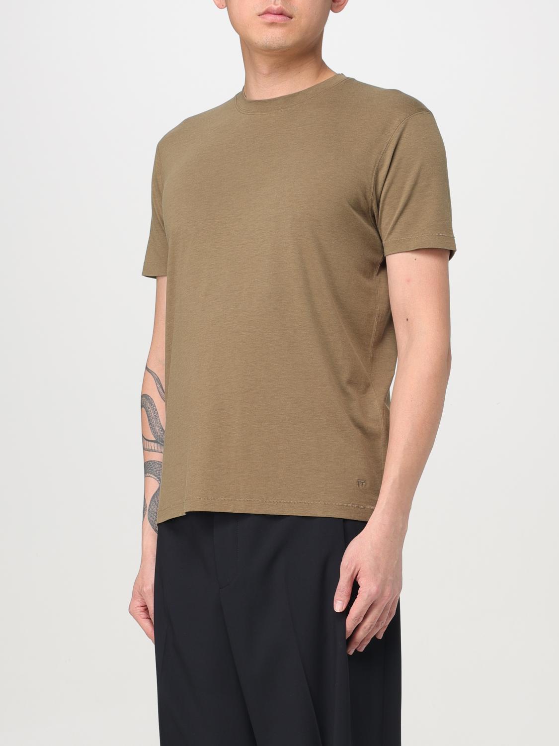 TOM FORD T-SHIRT: T-shirt men Tom Ford, Green - Img 4