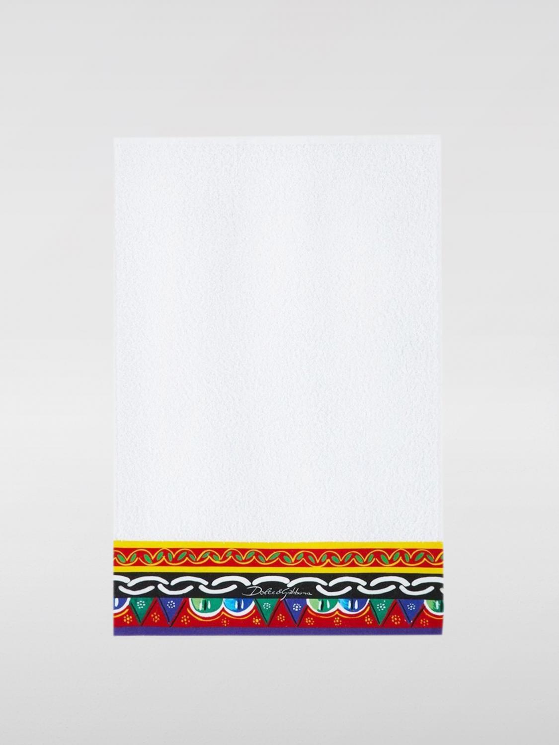 D&G DOLCE & GABBANA BATH AND BEACH TOWELS: Kitchen accessories lifestyle D&g Dolce & Gabbana, 화이트 - Img 2