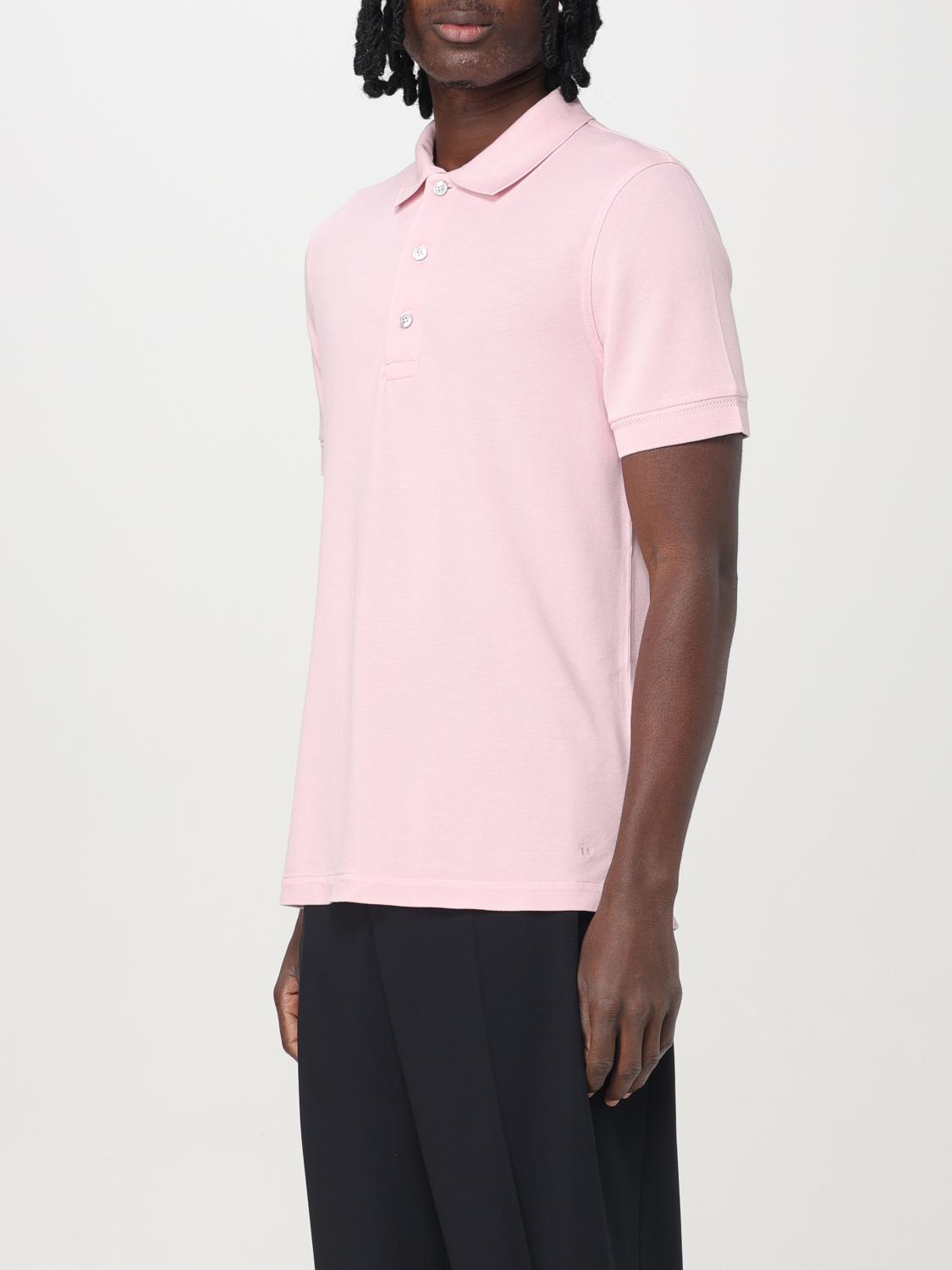 TOM FORD POLO SHIRT: T-shirt men Tom Ford, Pink - Img 4