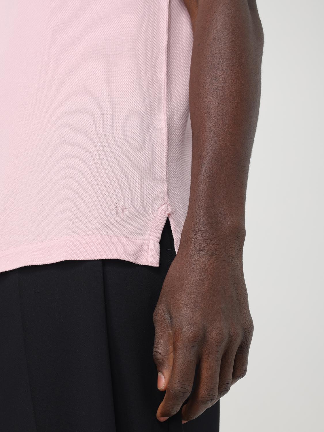 TOM FORD POLO SHIRT: T-shirt men Tom Ford, Pink - Img 5