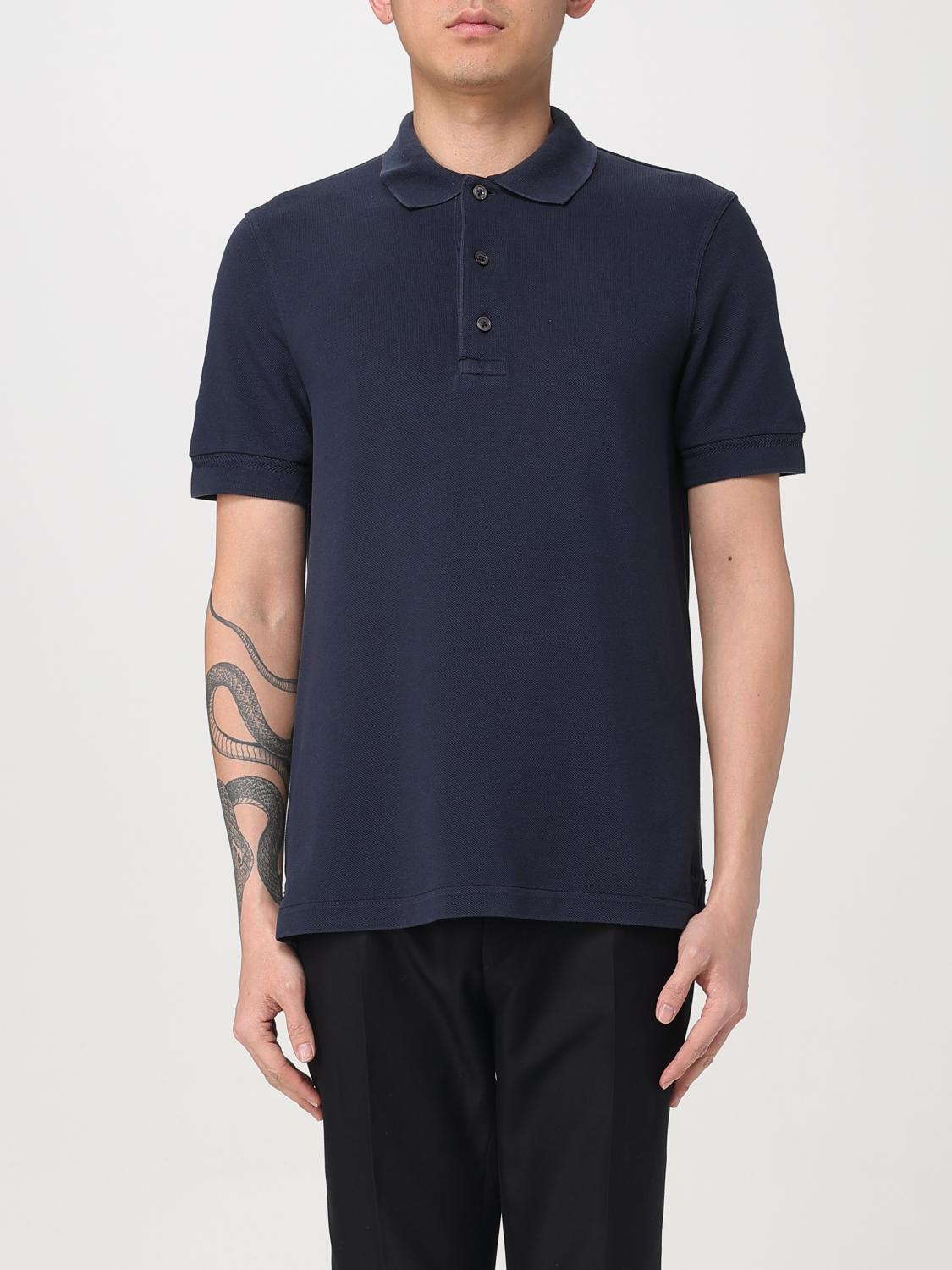 TOM FORD POLO SHIRT: T-shirt men Tom Ford, Blue 1 - Img 1