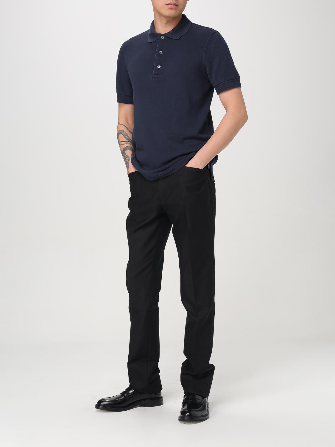 TOM FORD POLO SHIRT: T-shirt men Tom Ford, Blue 1 - Img 2