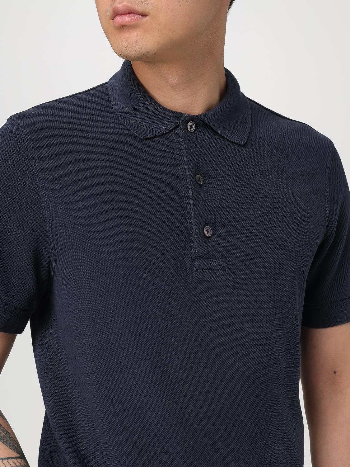 TOM FORD POLO SHIRT: T-shirt men Tom Ford, Blue 1 - Img 5