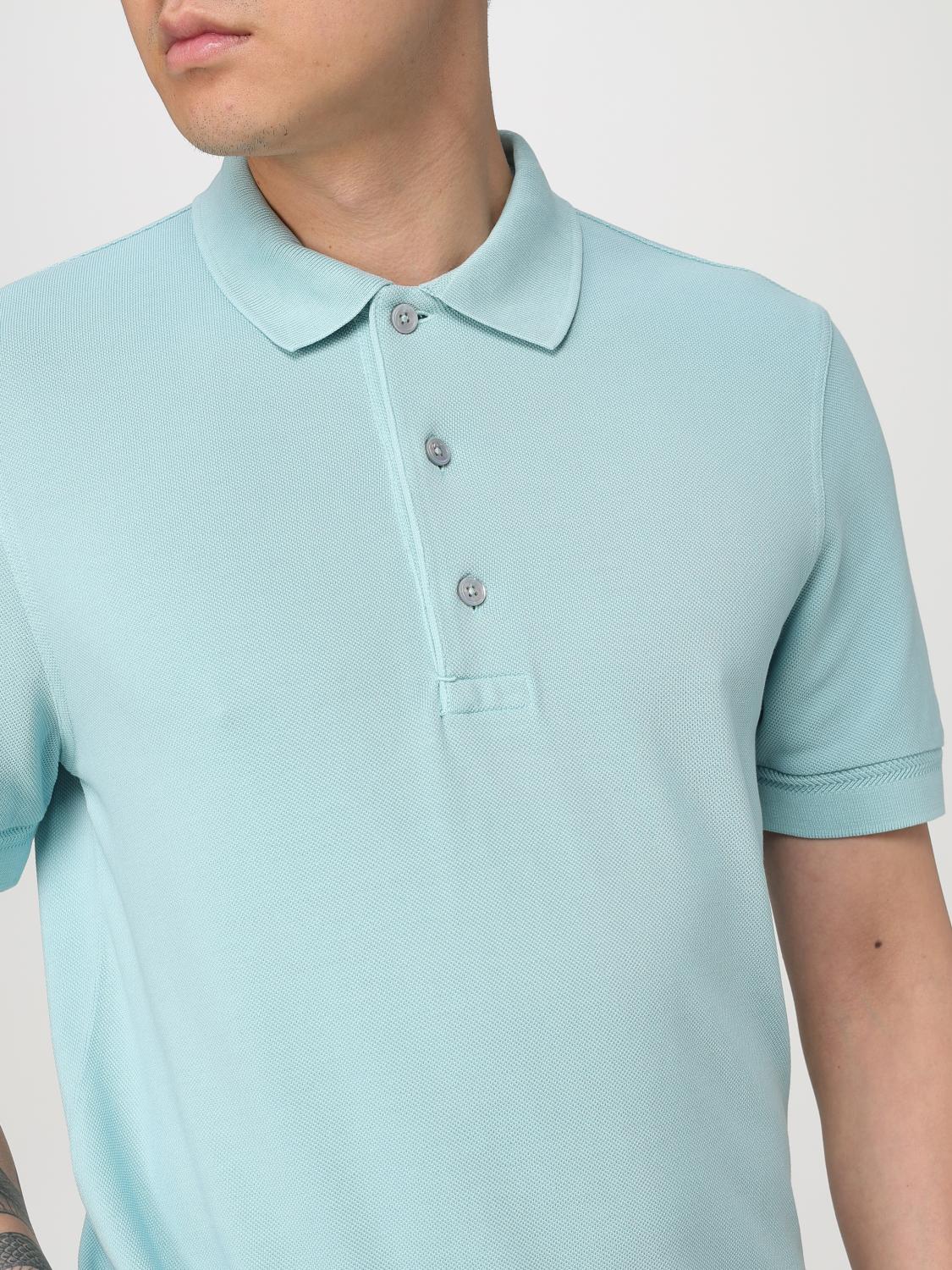 TOM FORD POLO SHIRT: T-shirt men Tom Ford, Blue 2 - Img 5