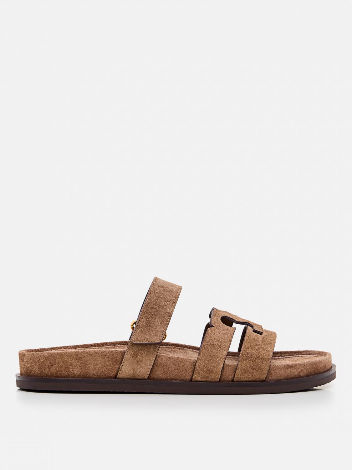 TORY BURCH FLAT SANDALS: Flat sandals woman Tory Burch, Brown - Img 1