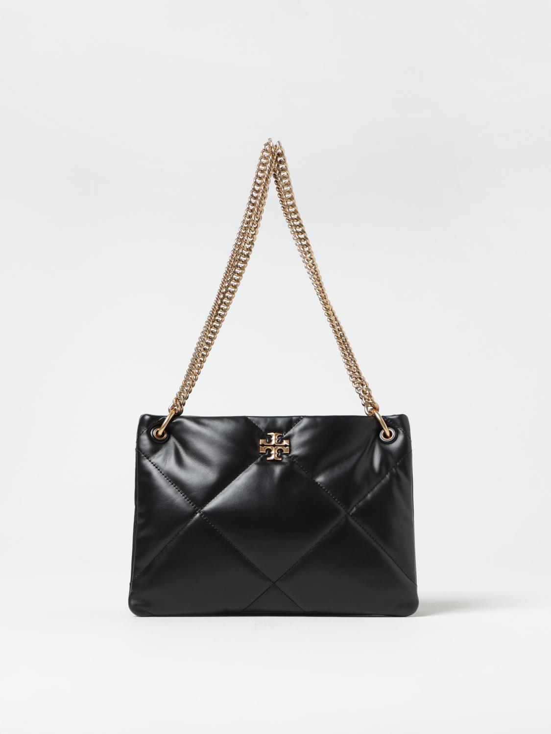 TORY BURCH BORSA A SPALLA: Borsa a spalla Kira in pelle trapuntata Tory Burch, Nero - Img 1