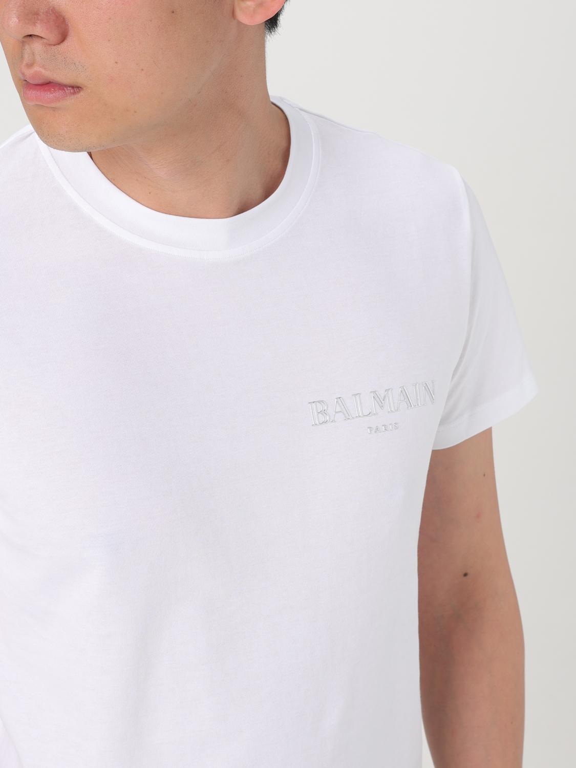 BALMAIN T-SHIRT: T-shirt men Balmain, White - Img 5