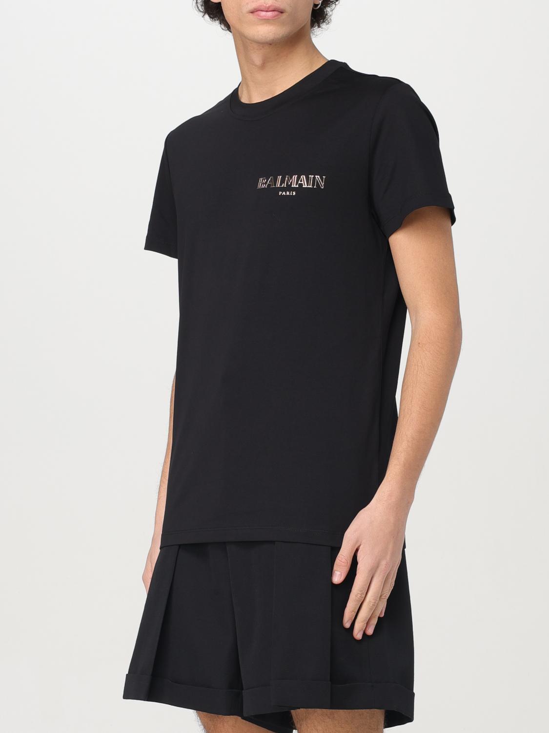 BALMAIN T-SHIRT: T-shirt men Balmain, Black - Img 4