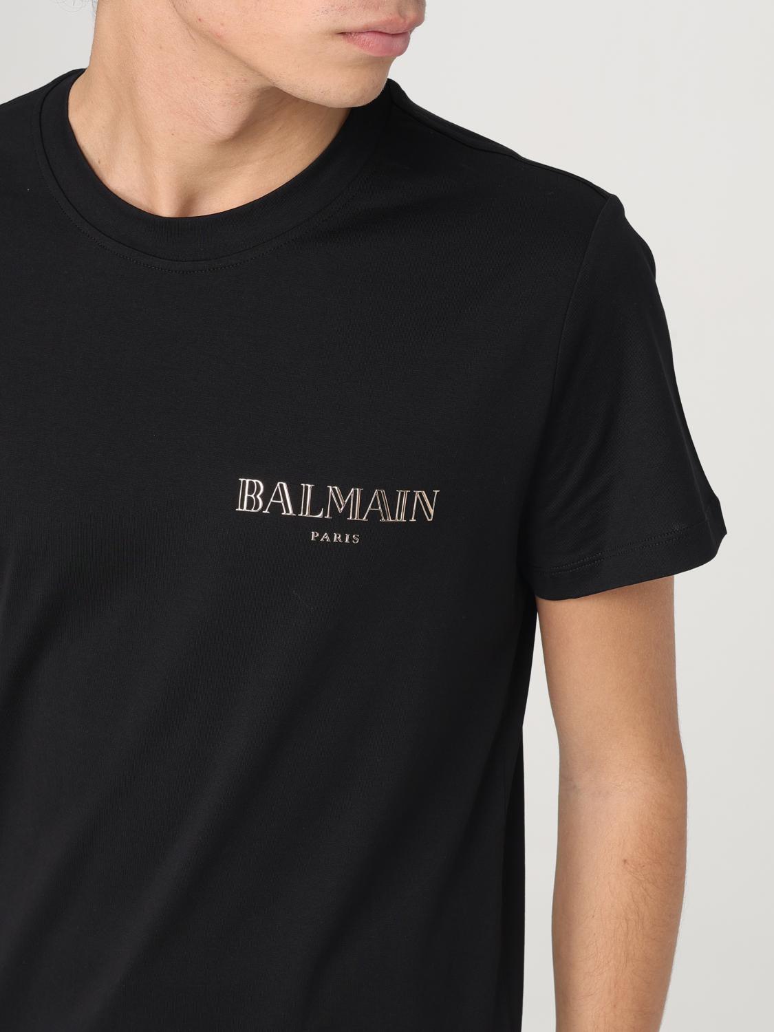 BALMAIN T-SHIRT: T-shirt men Balmain, Black - Img 5