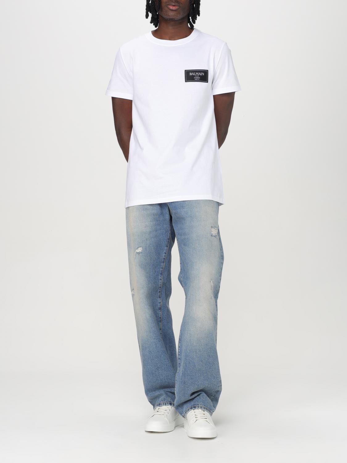 BALMAIN T-SHIRT: T-shirt men Balmain, White - Img 2