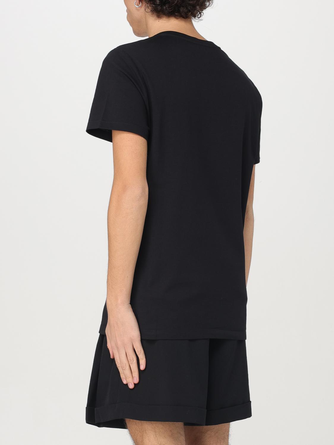 BALMAIN T-SHIRT: T-shirt men Balmain, Black - Img 3