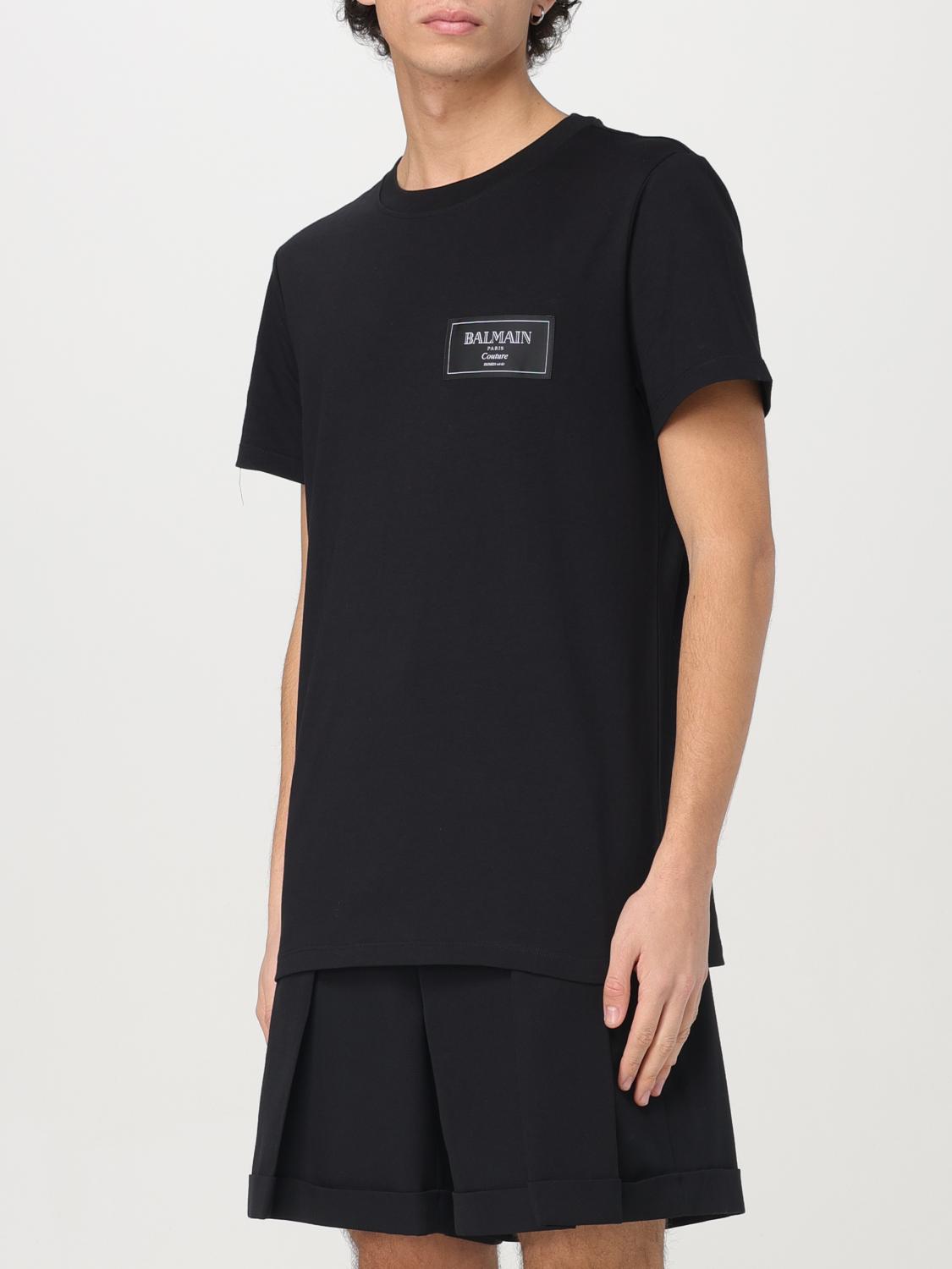 BALMAIN T-SHIRT: T-shirt men Balmain, Black - Img 4