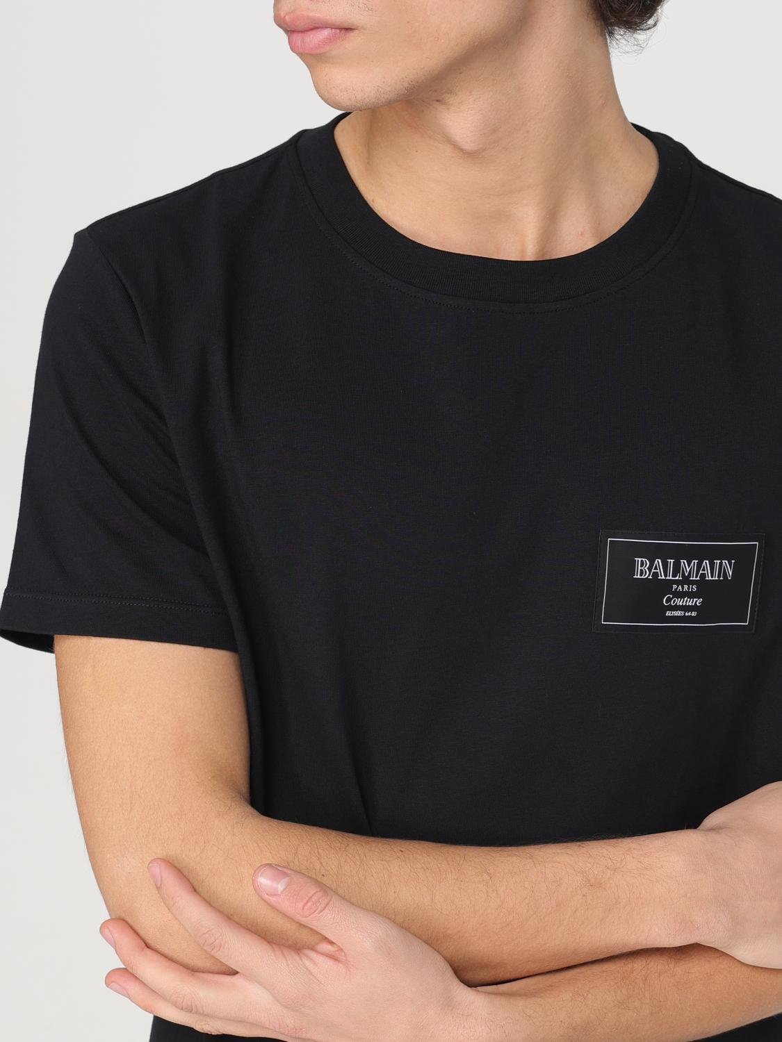 BALMAIN T-SHIRT: T-shirt men Balmain, Black - Img 5