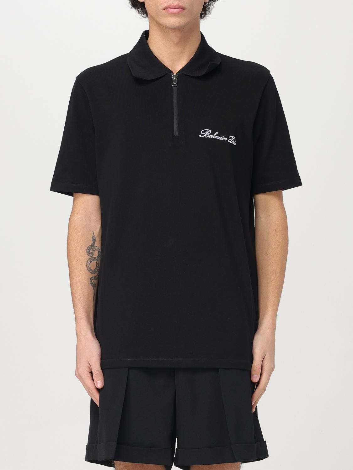 BALMAIN T-SHIRT: T-shirt men Balmain, Black - Img 1