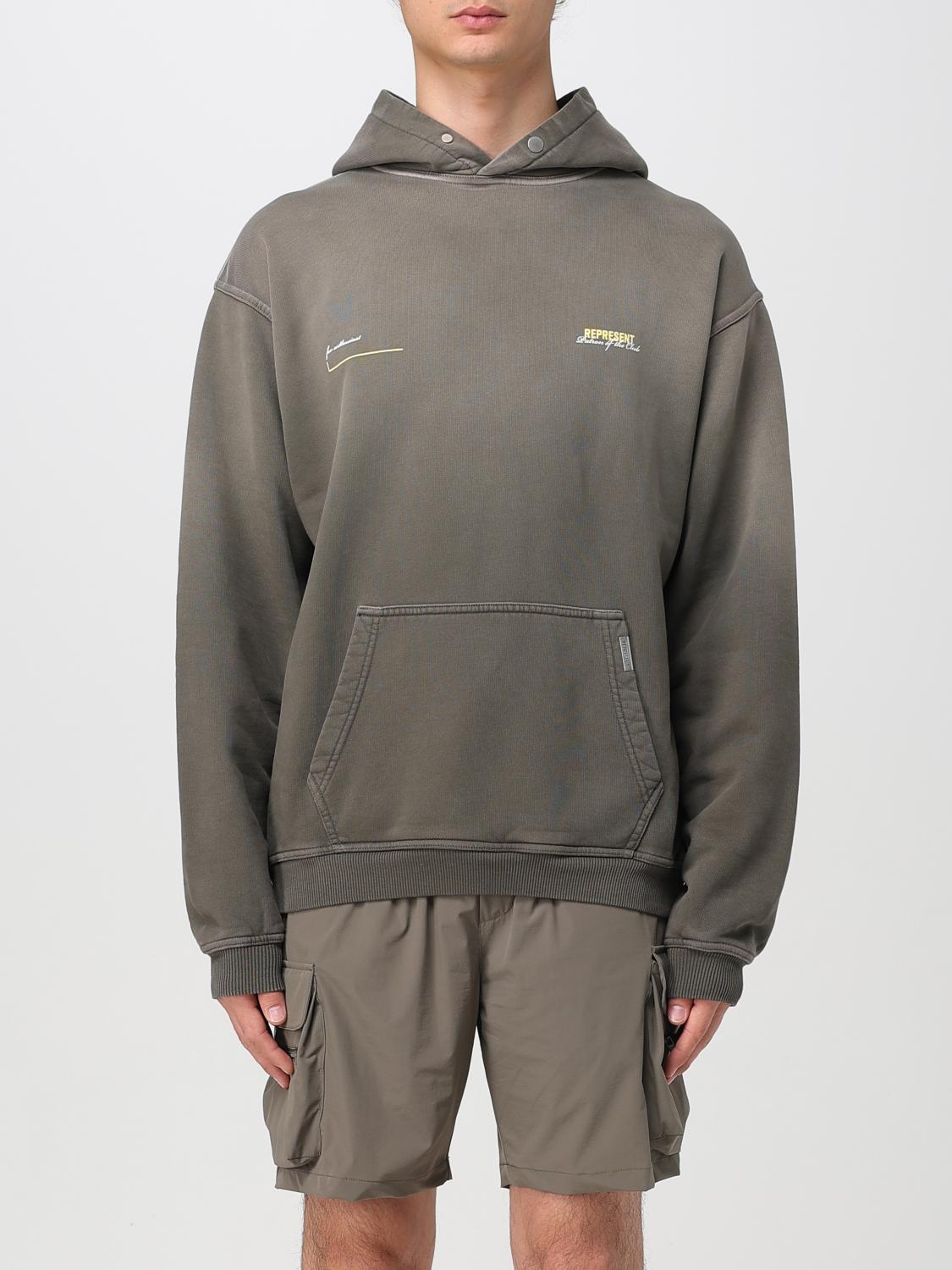 REPRESENT SWEATSHIRT: Sweater men Represent, Charcoal - Img 1
