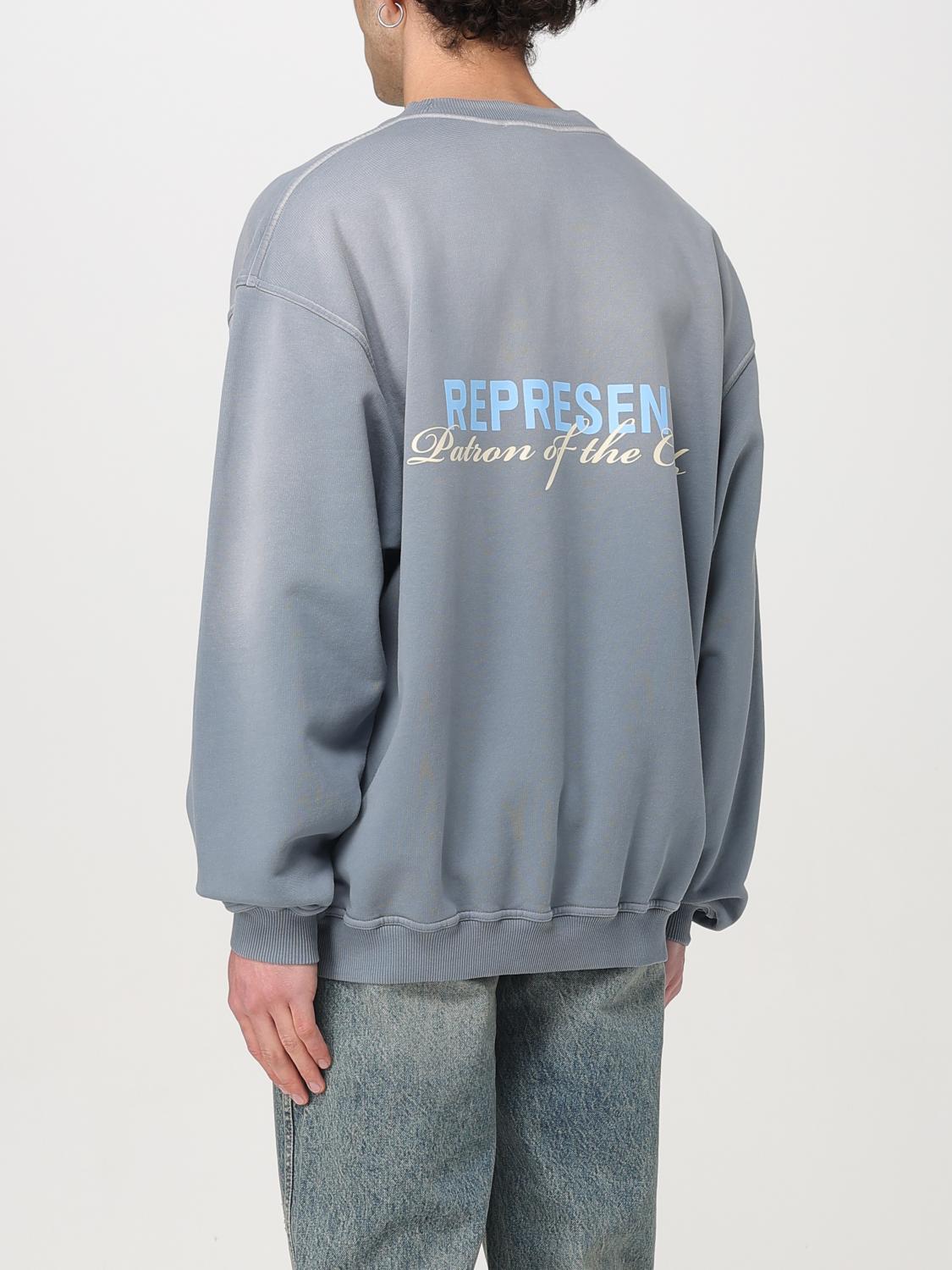REPRESENT SWEATSHIRT: Sweater men Represent, Grey - Img 3