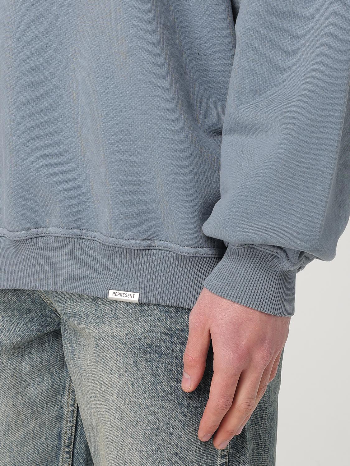 REPRESENT SWEATSHIRT: Sweater men Represent, Grey - Img 4