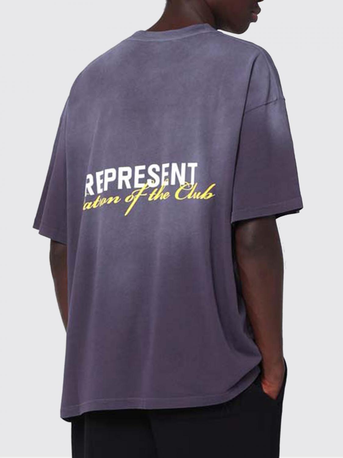 REPRESENT CAMISETA: Camiseta Represent de algodón con logo, Violeta - Img 3
