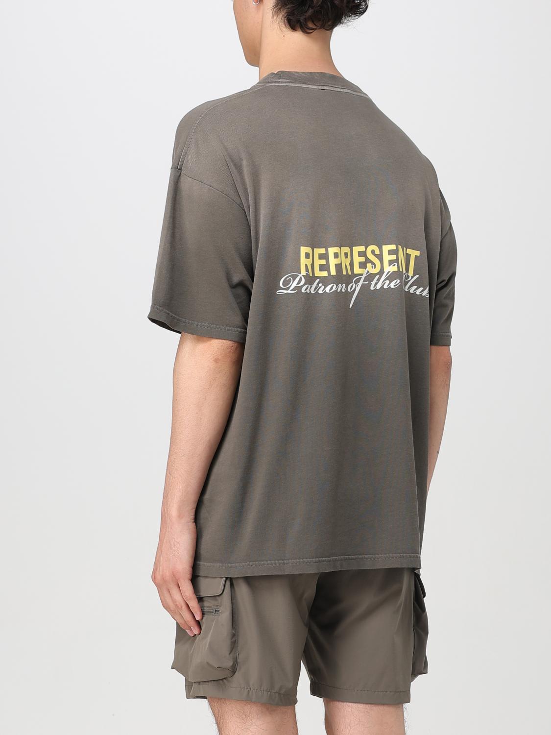 REPRESENT CAMISETA: Camiseta Represent de algodón con logo, Carbón - Img 3