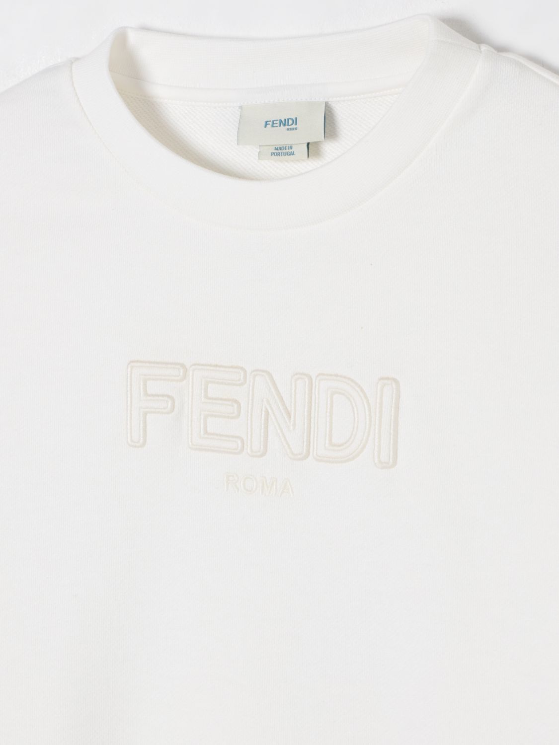 FENDI 스웨터: 스웨터 남아 Fendi, 화이트 - Img 3