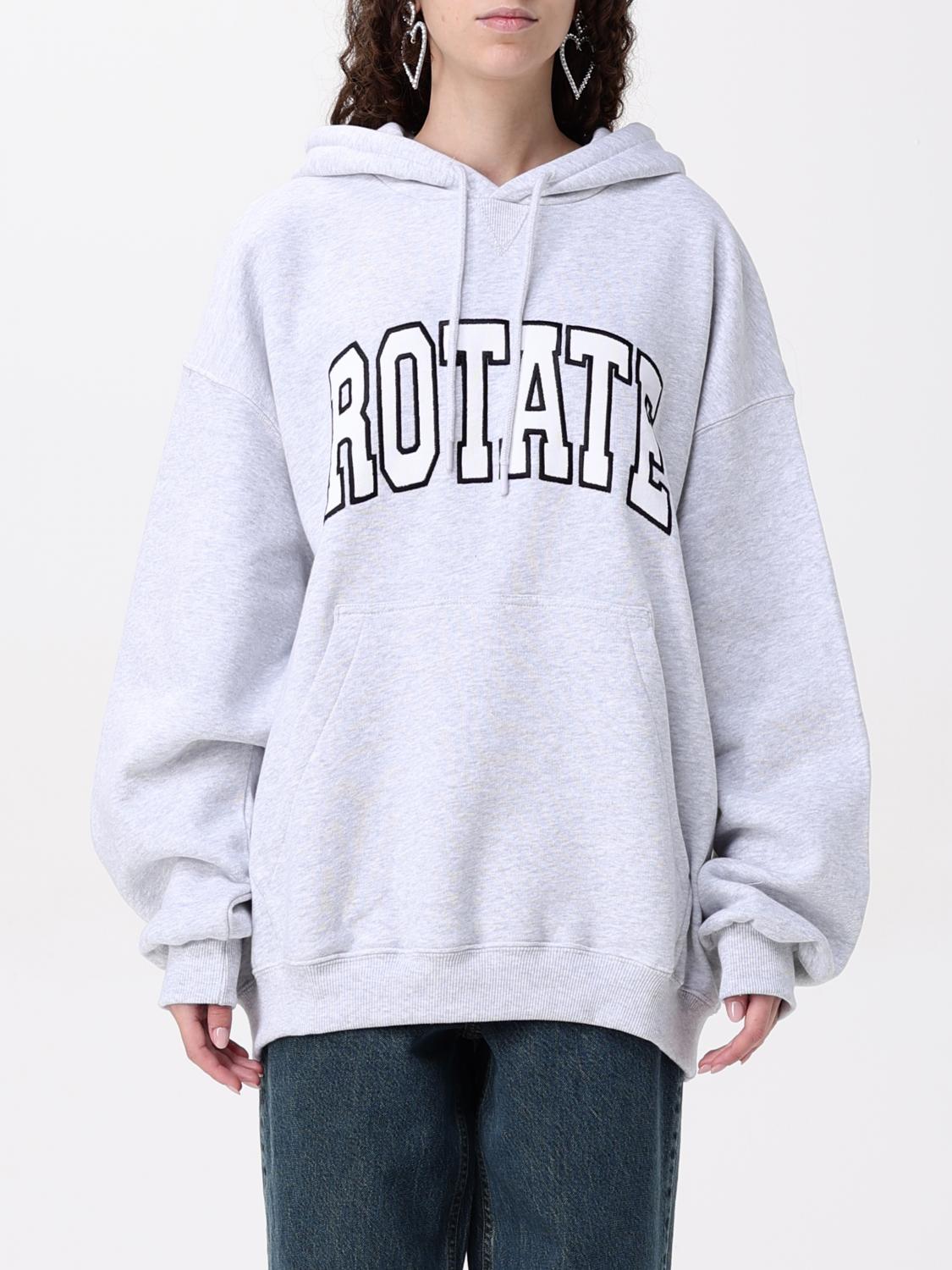 ROTATE SWEATSHIRT: Sweatshirt woman Rotate, Grey - Img 1