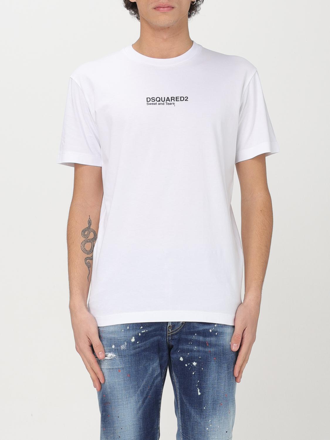 DSQUARED2 T-SHIRT: T-shirt men Dsquared2, White - Img 1