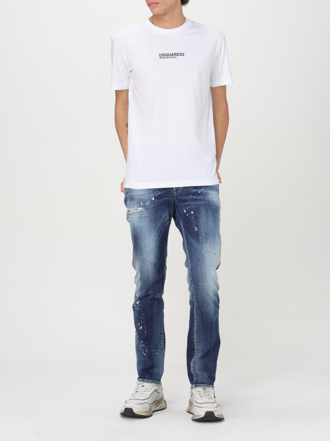 DSQUARED2 T-SHIRT: T-shirt men Dsquared2, White - Img 2