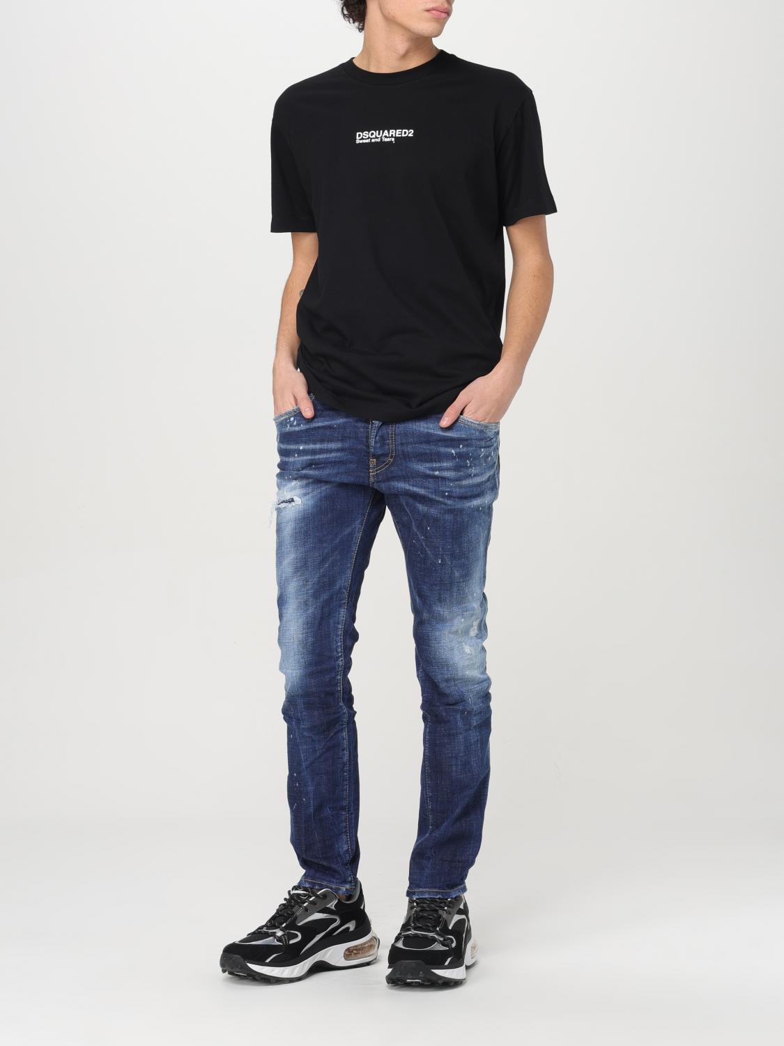 DSQUARED2 T-SHIRT: T-shirt men Dsquared2, Black - Img 2