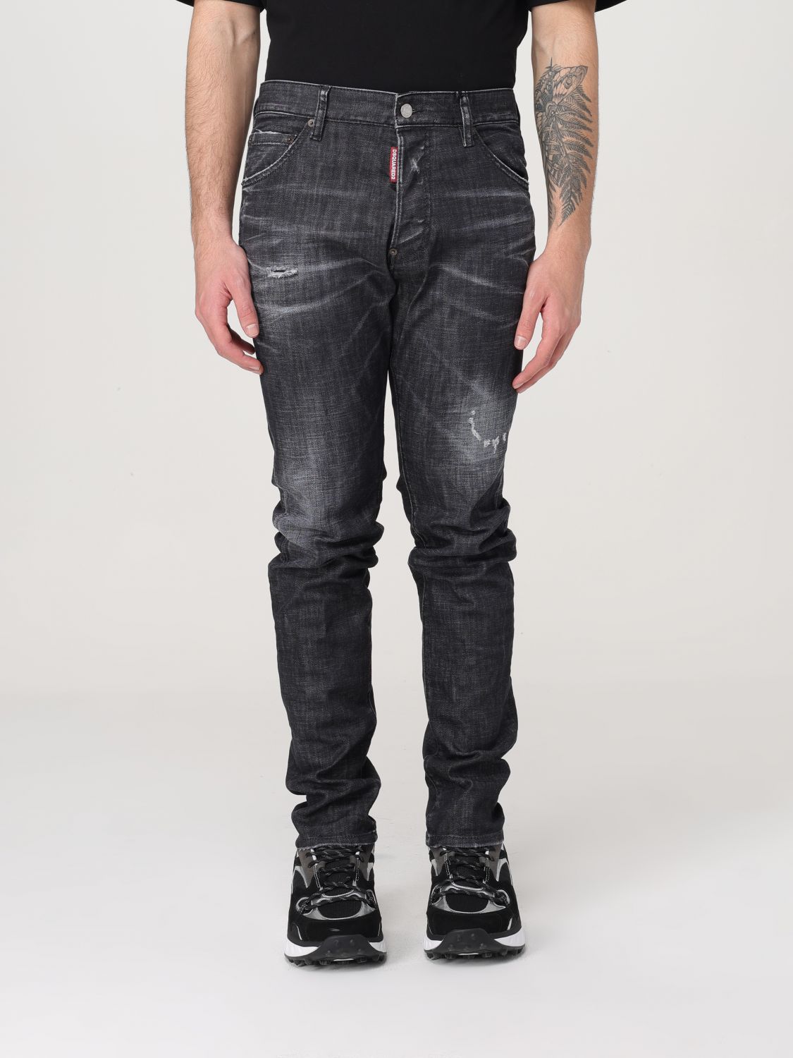 DSQUARED2 JEANS: Jeans herren Dsquared2, Schwarz - Img 1