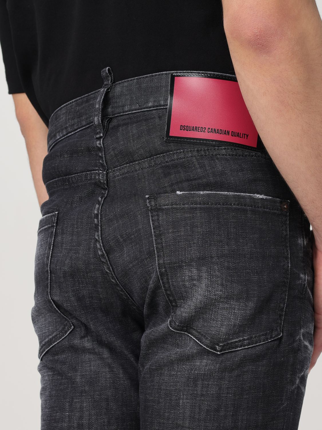 DSQUARED2 JEANS: Jeans herren Dsquared2, Schwarz - Img 4