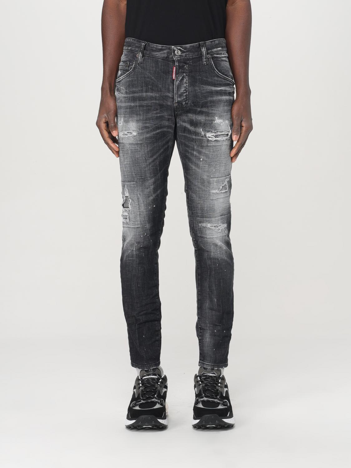 DSQUARED2 JEANS: Jeans homme Dsquared2, Noir - Img 1