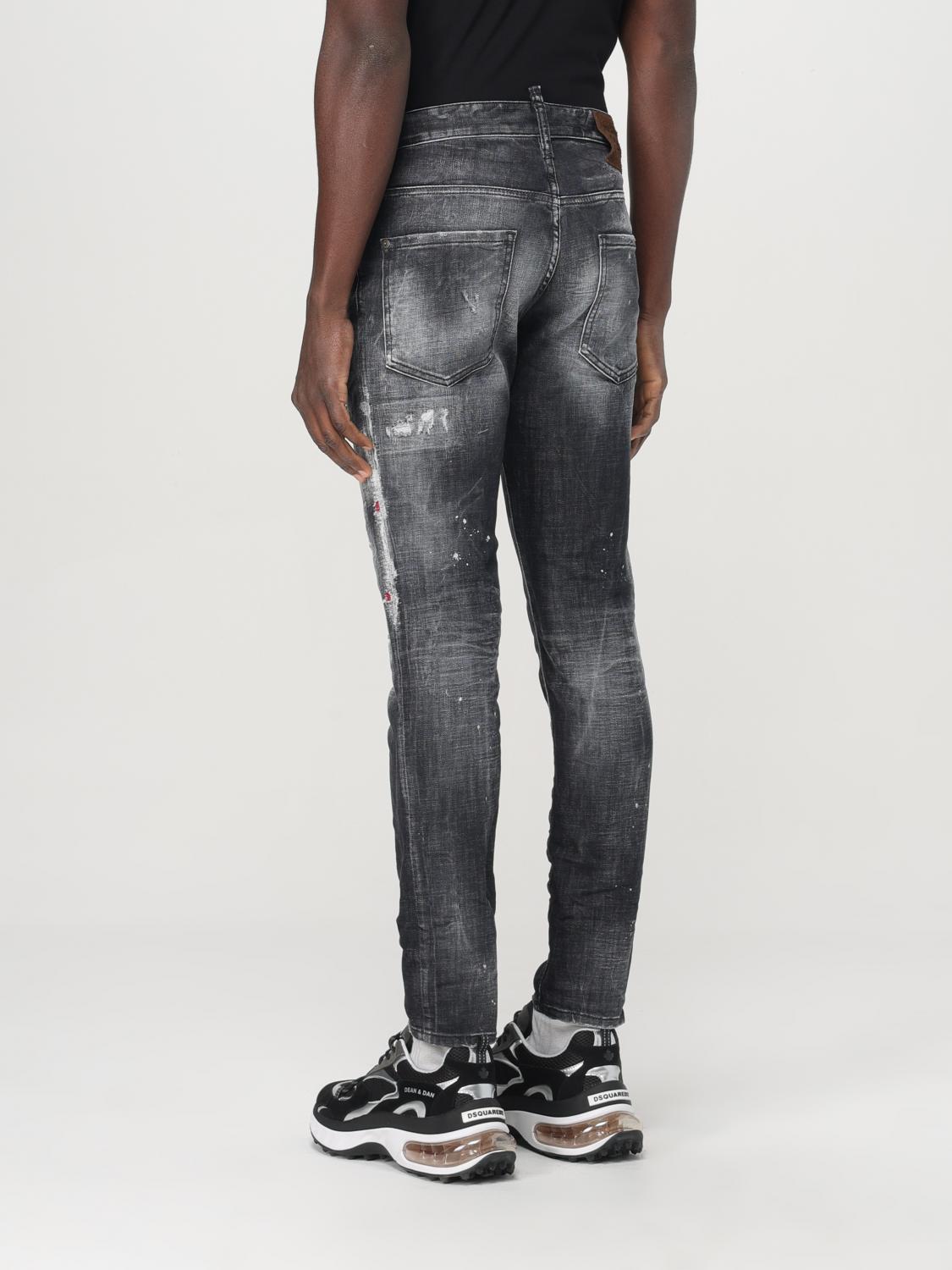 DSQUARED2 JEANS: Jeans homme Dsquared2, Noir - Img 3