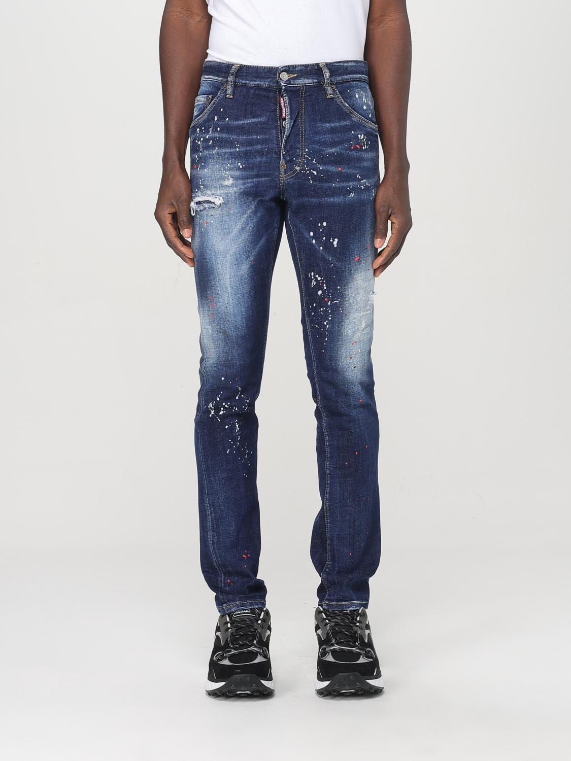 DSQUARED2 JEANS: Jeans men Dsquared2, Navy - Img 1