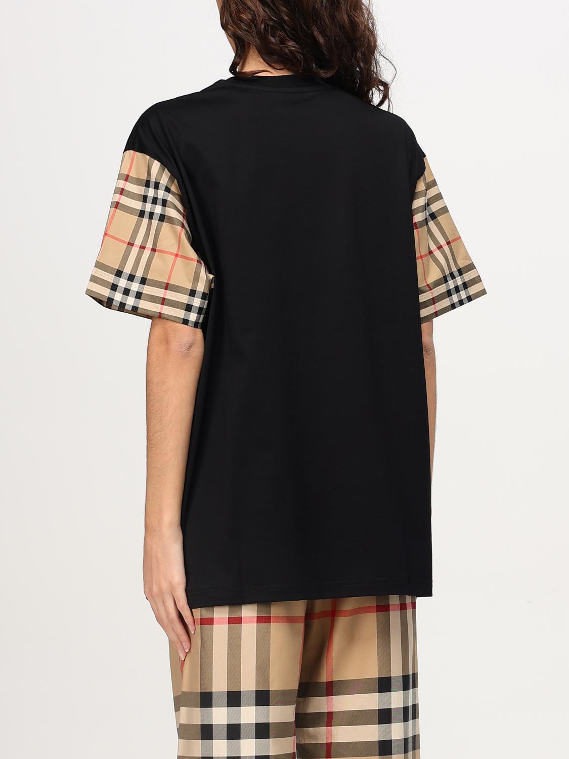 BURBERRY T-SHIRT: T-shirt woman Burberry, Black - Img 3