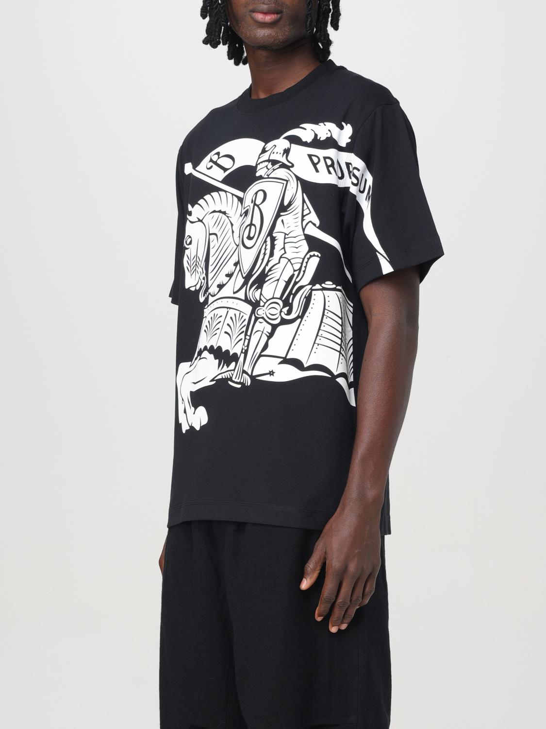 BURBERRY T-SHIRT: T-shirt men Burberry, Black - Img 4