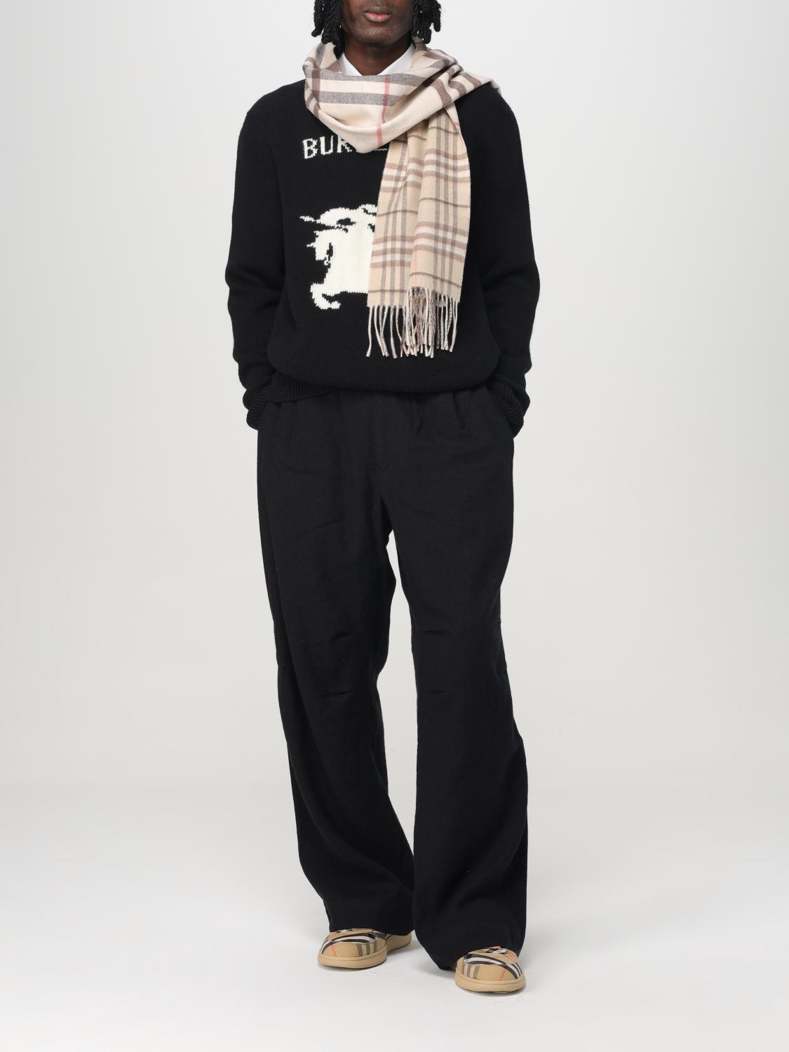 BURBERRY SWEATER: Sweater men Burberry, Black - Img 2