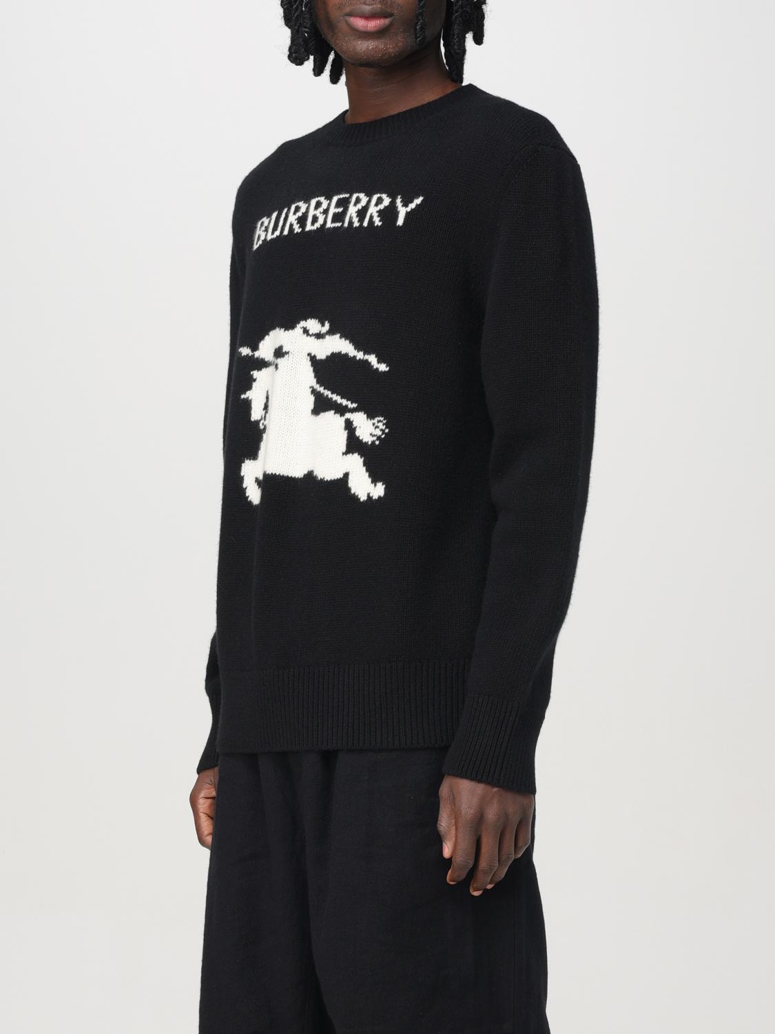 BURBERRY SWEATER: Sweater men Burberry, Black - Img 4