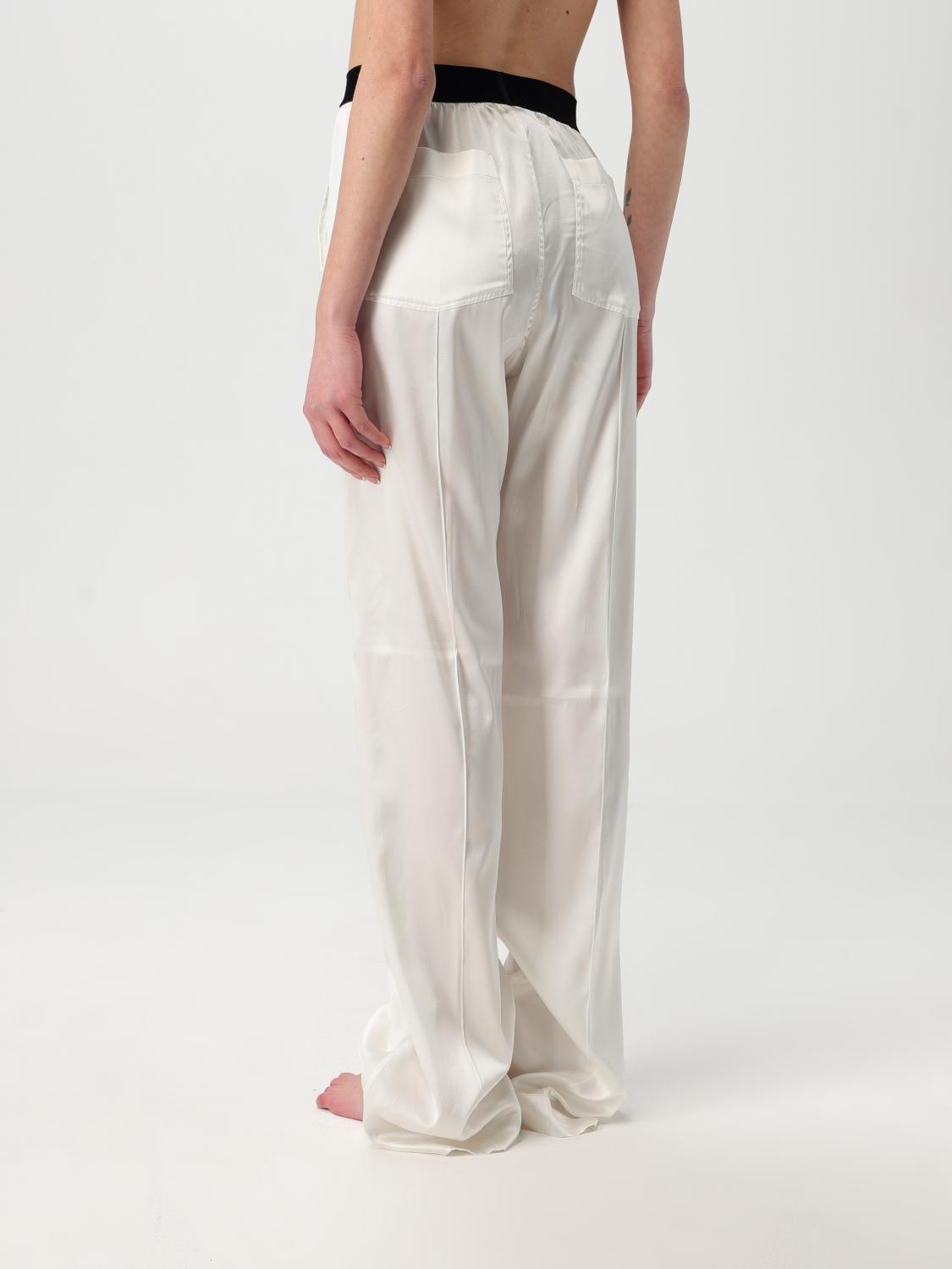 TOM FORD ROPA DE DESCANSO: Pantalón mujer Tom Ford, Blanco - Img 3