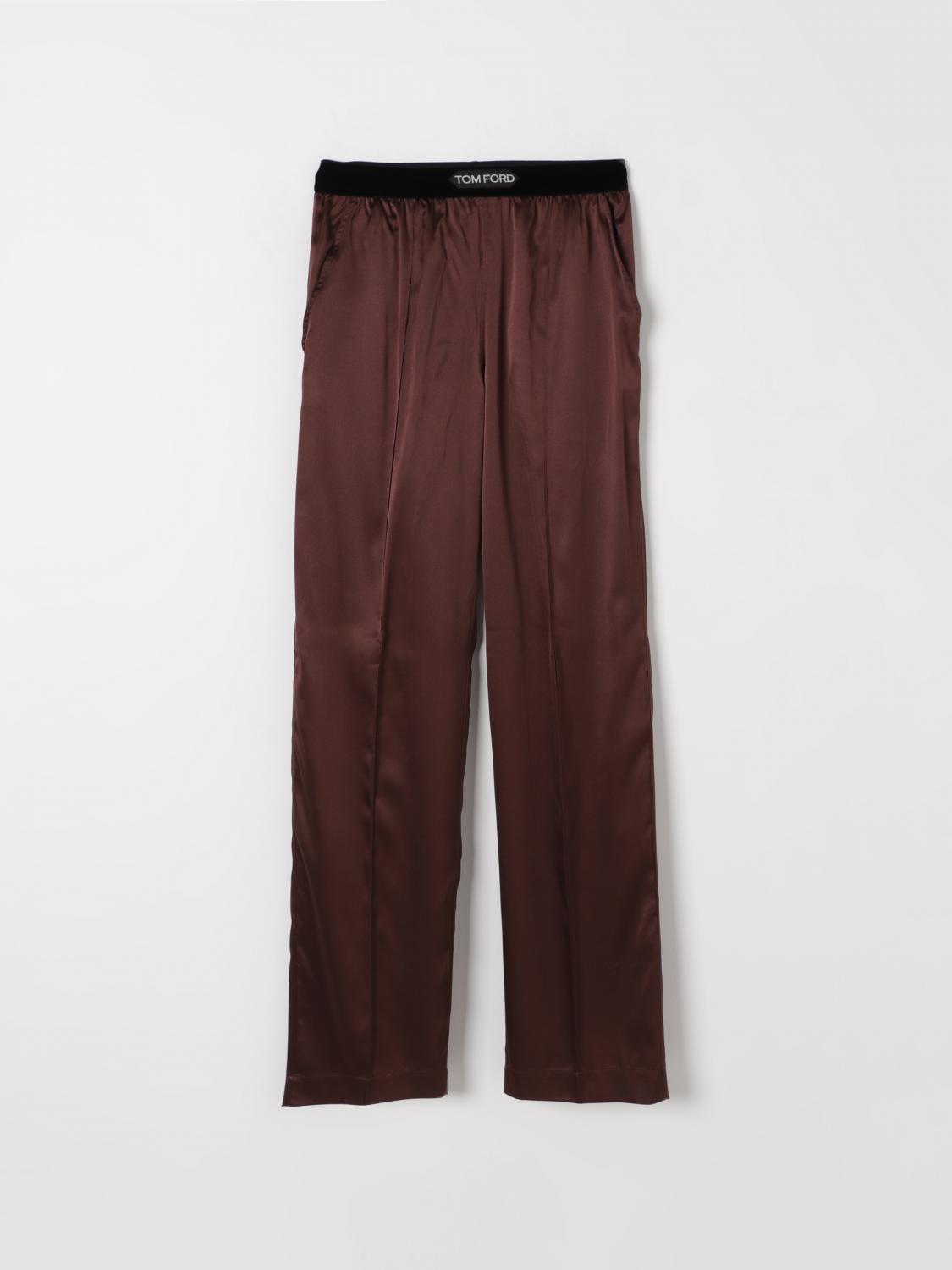 TOM FORD LOUNGEWEAR: Pants woman Tom Ford, Brown - Img 1