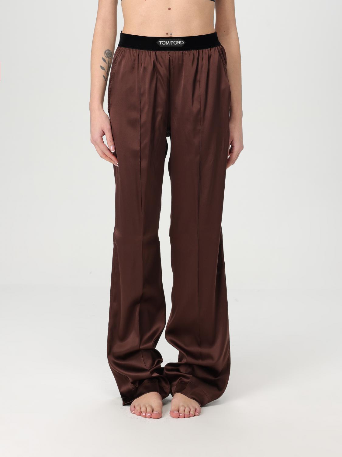 TOM FORD LOUNGEWEAR: Pants woman Tom Ford, Brown - Img 2