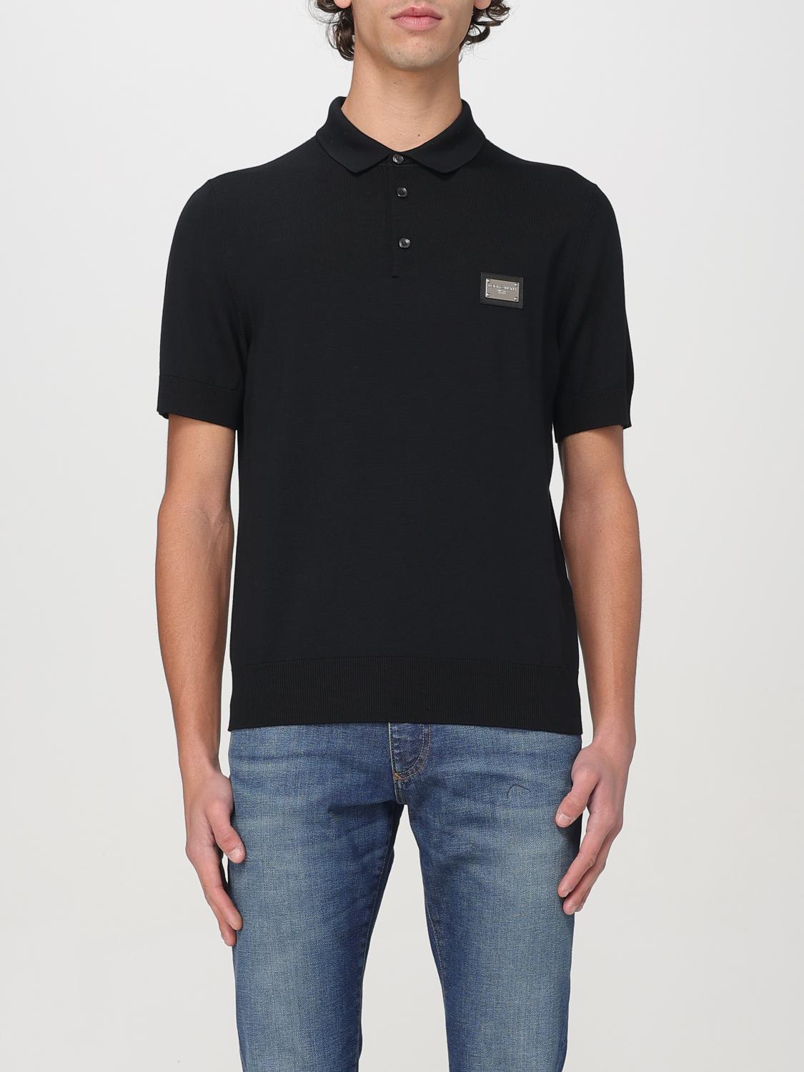 DOLCE & GABBANA POLO SHIRT: Polo shirt men Dolce & Gabbana, Black - Img 1