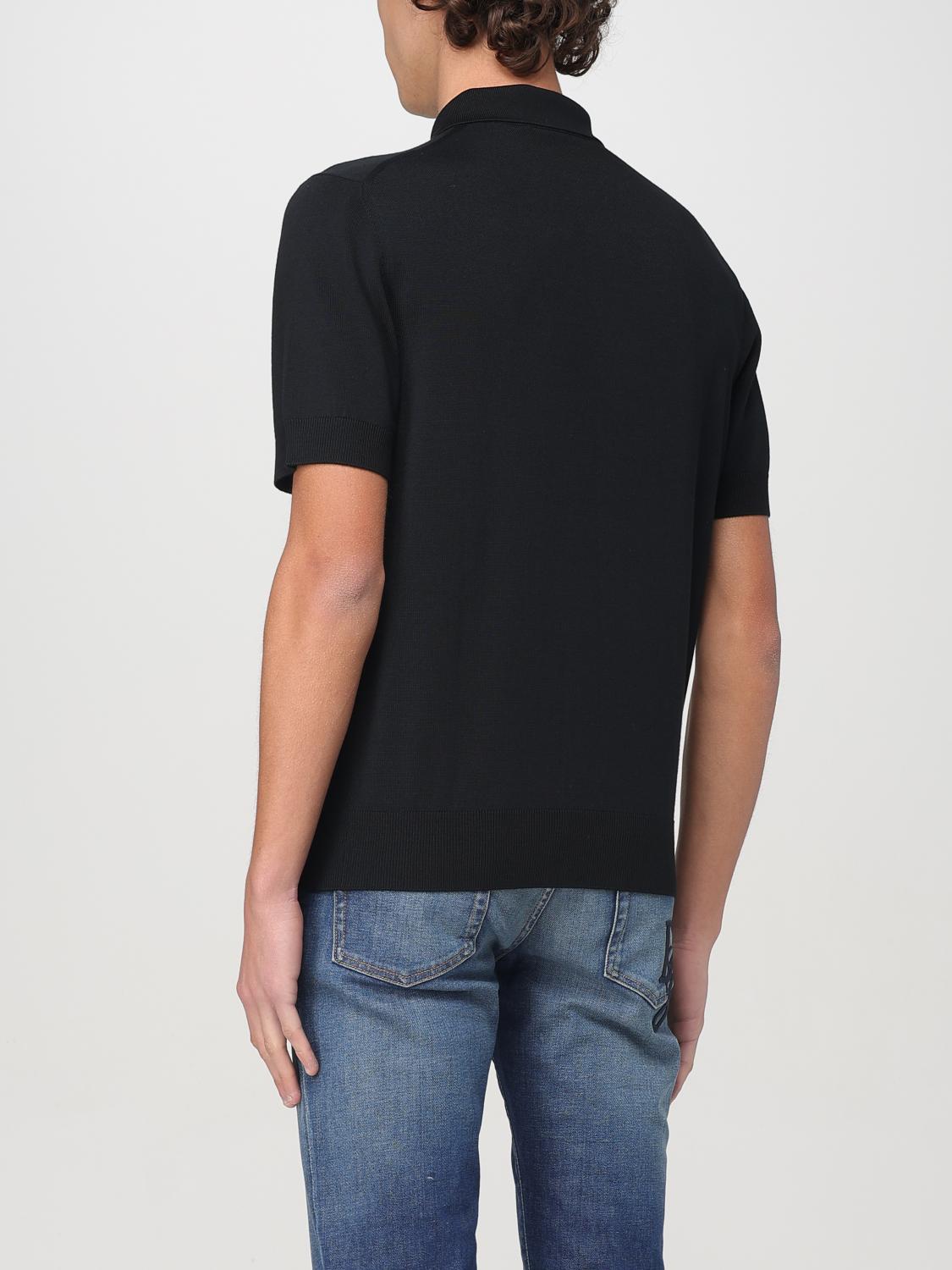 DOLCE & GABBANA POLO SHIRT: Polo shirt men Dolce & Gabbana, Black - Img 3